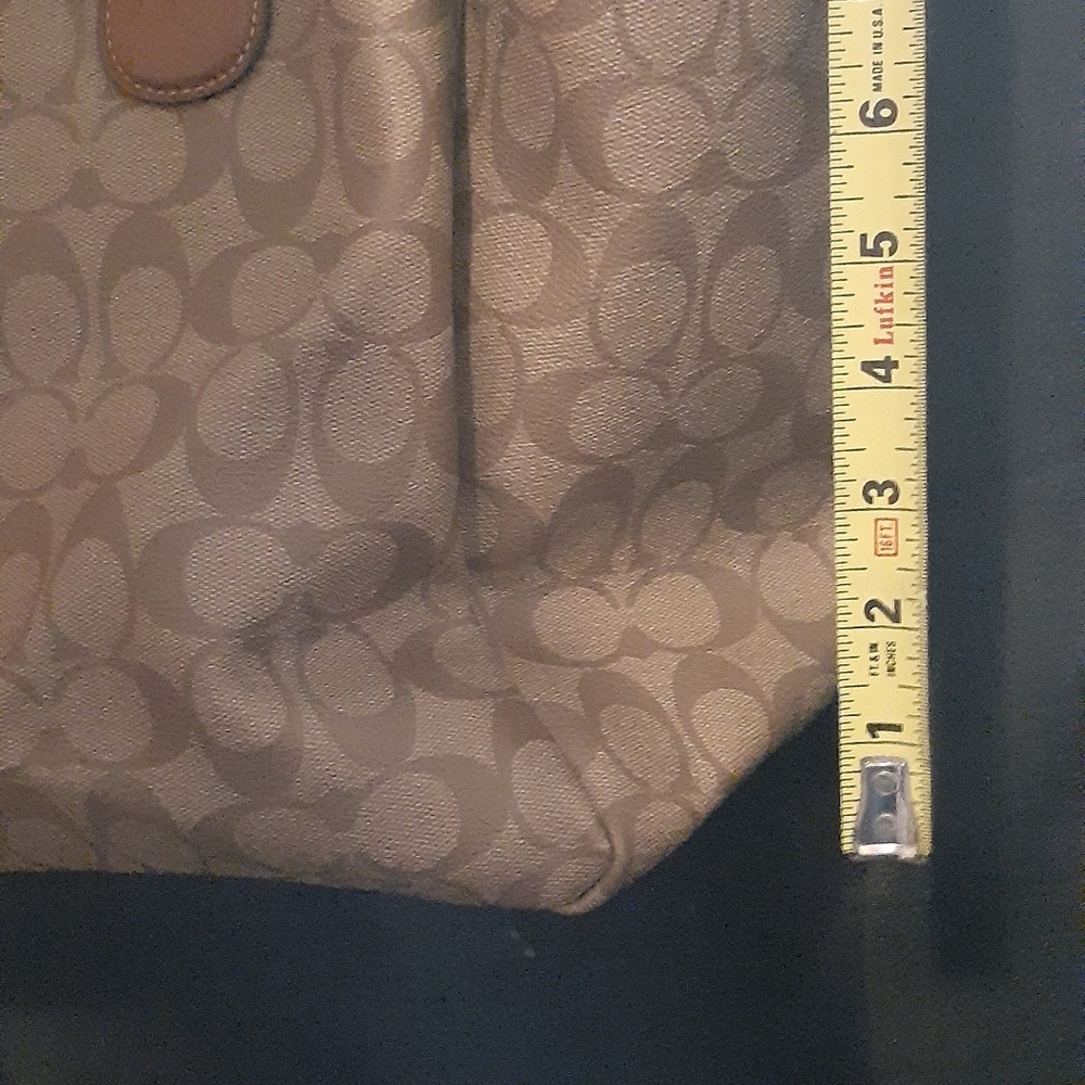 COACH Signature Baby Diaper Bag F35414 Khaki - Picture 9 of 11